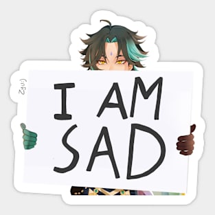 I AM SAD Sticker